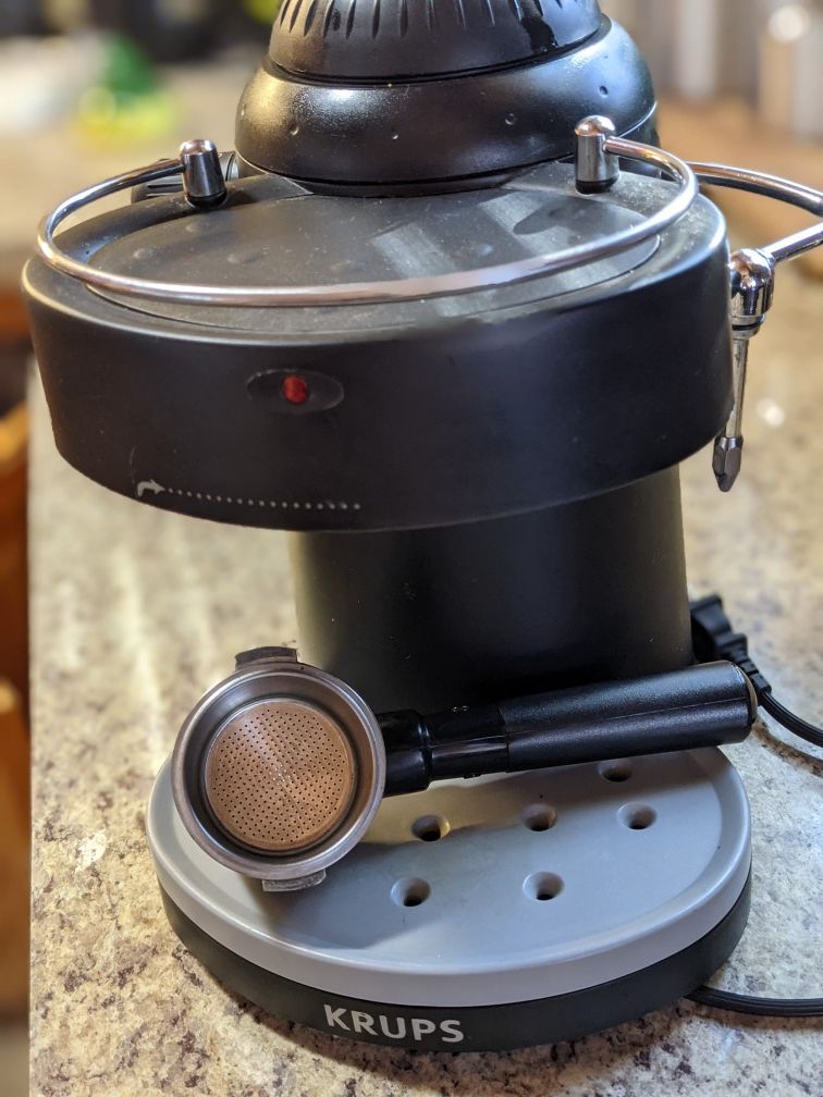 Krupps Espresso Maker and Milk Steamer