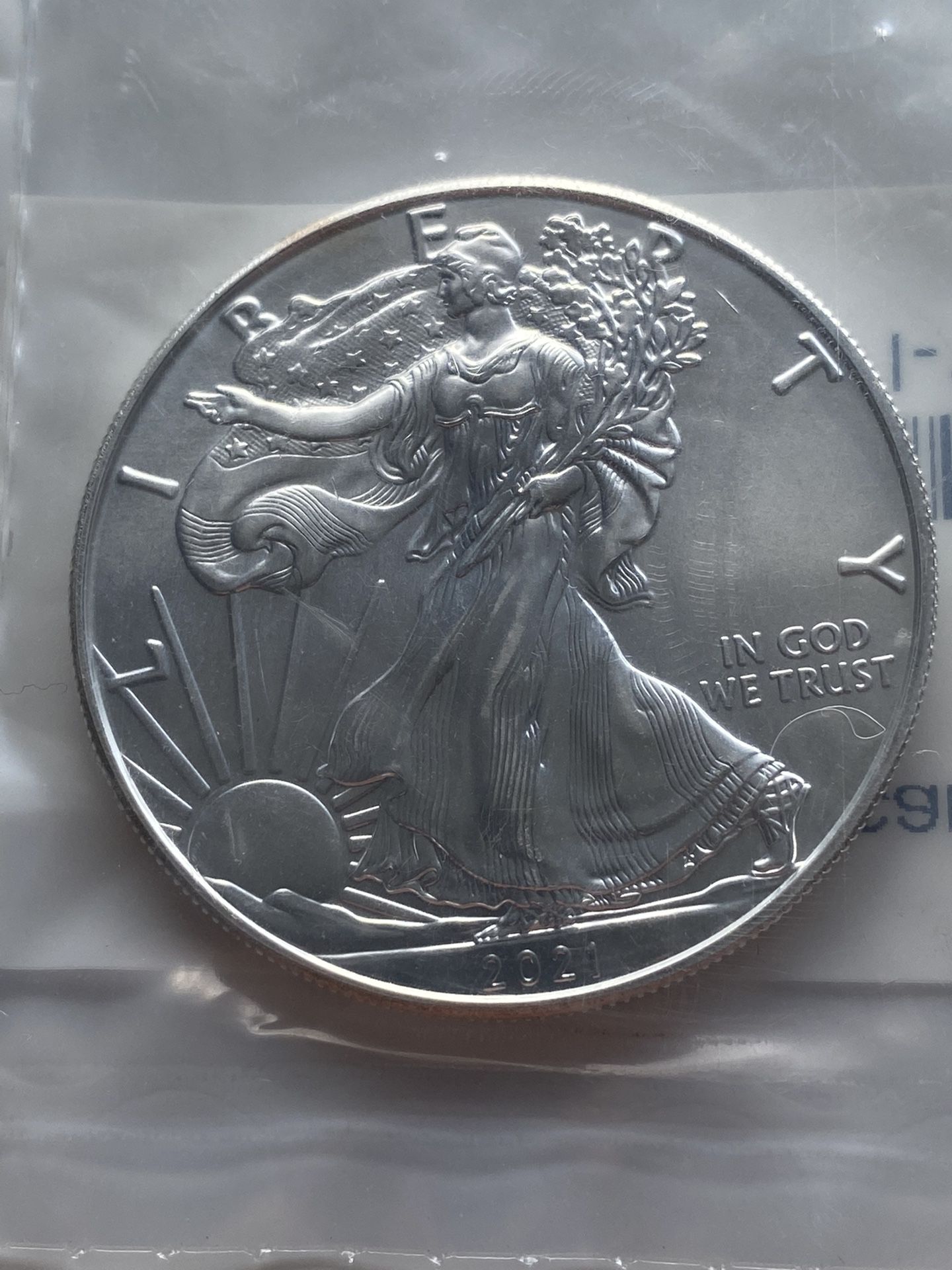 Walking Liberty Silver 1 Ounce Sealed Coin New 