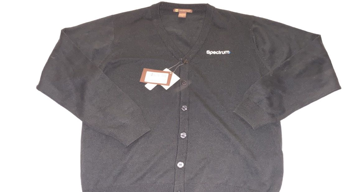 Brand New Navy Spectrum Cardigan Mens Size L