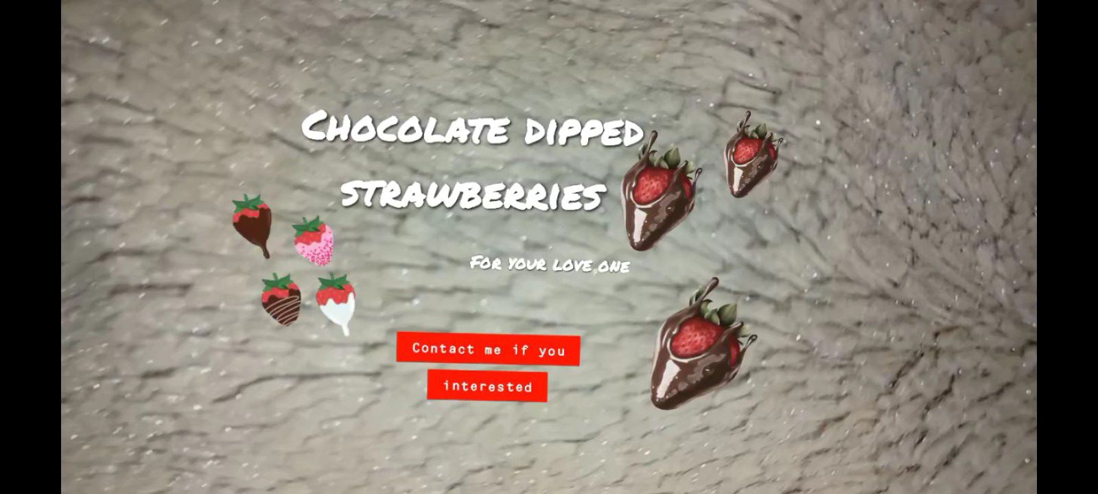 🍓(15 )chocolate Dip Strawberry $20$ 🍓 