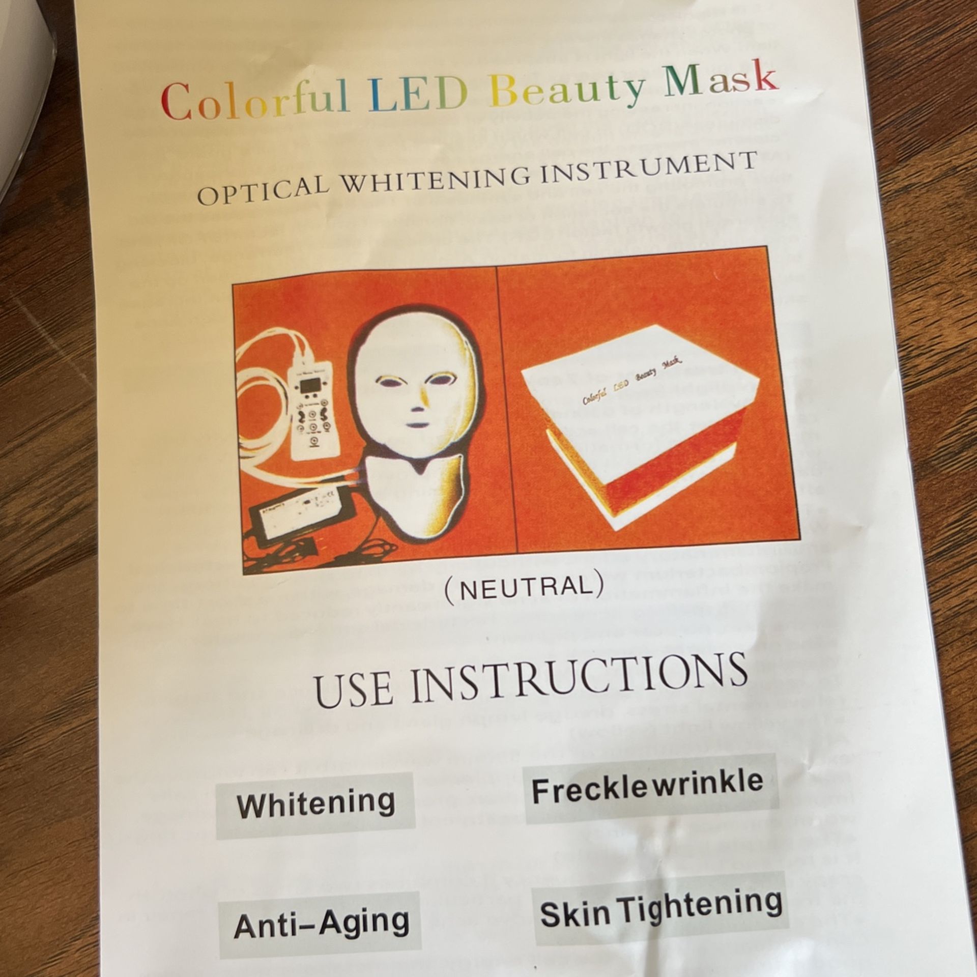 MGK Led Face Mask