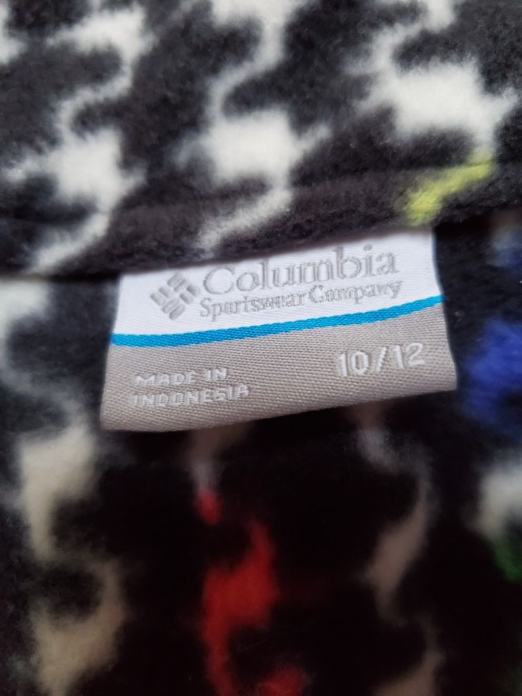COLUMBIA GIRL'S RAINBOW FLEECE JACKET!