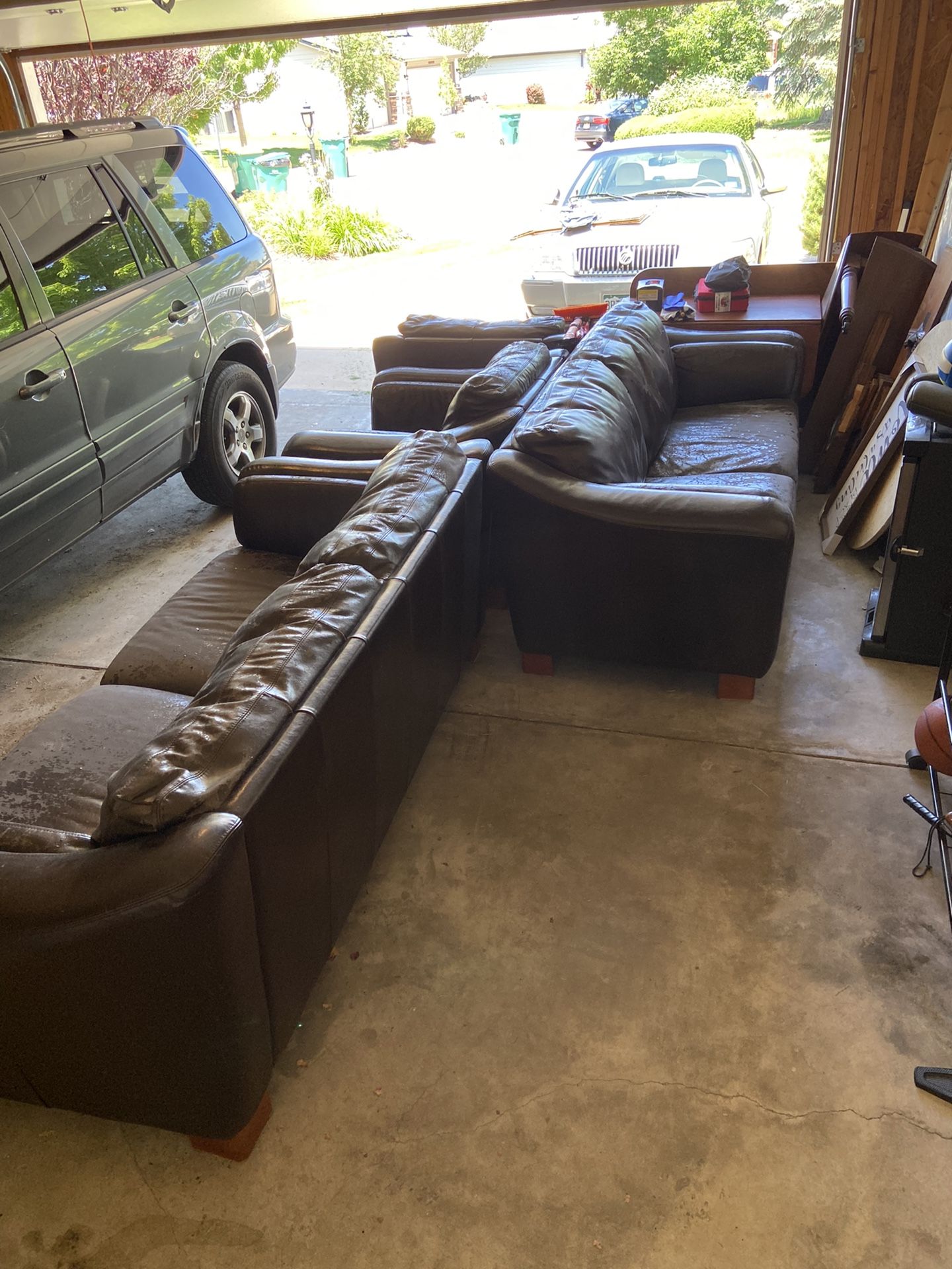 FREE Leather Couches- Set Of 4 (or individual)