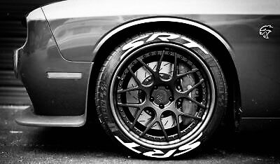 Tire Lettering stickers SRT 1.25" inch 8x decals Fits Charger Magnum 300c Brand New!