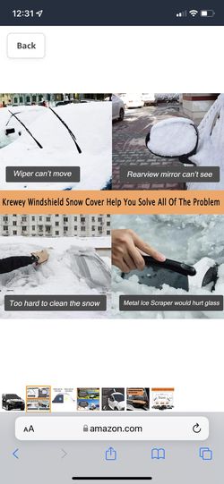 Car Windshield Snow Cover Thumbnail