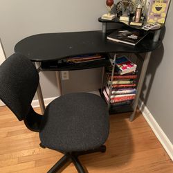 Desk And Rolling Chair Thumbnail