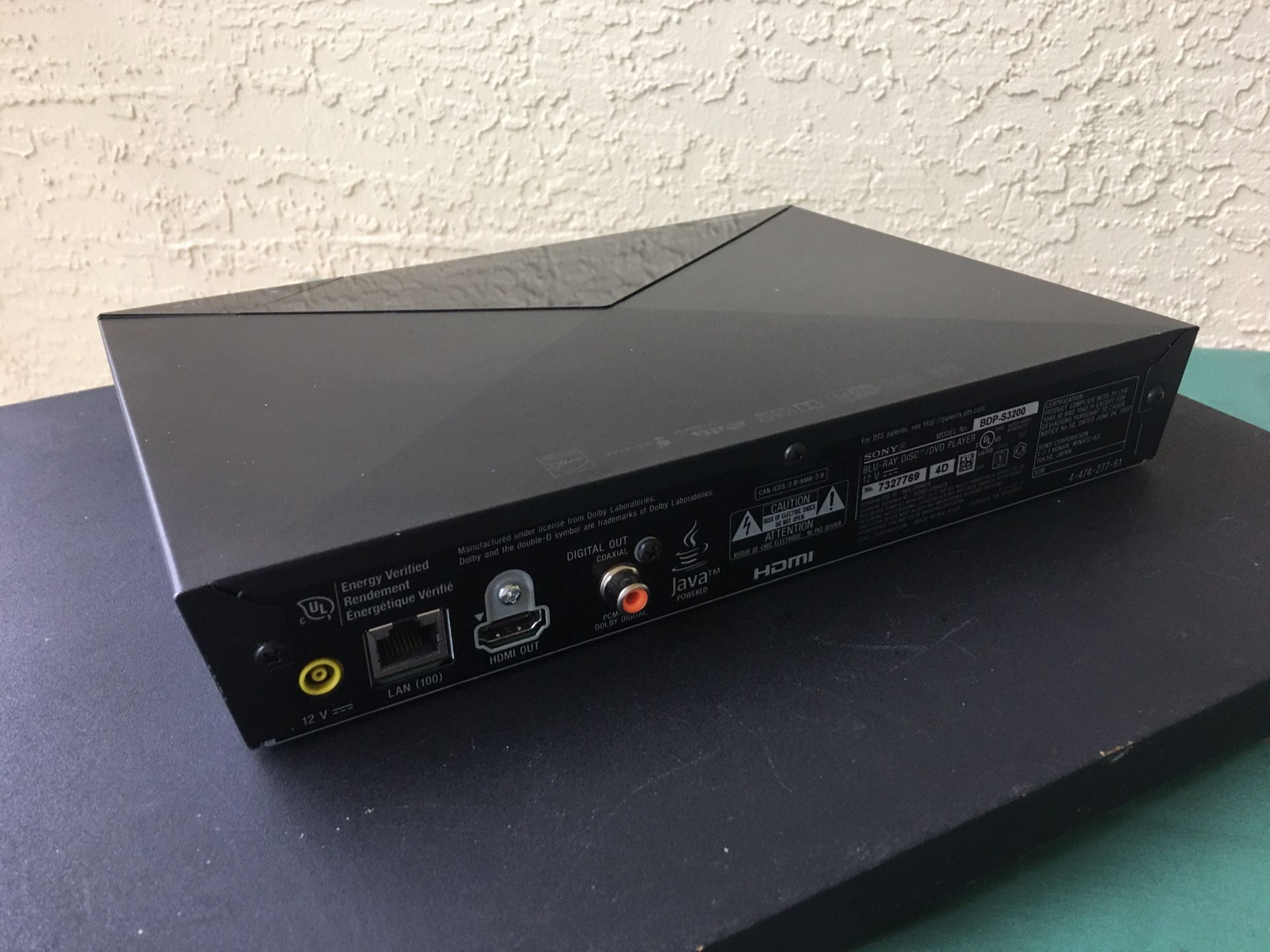SONY DVD BLU-RAY WIRELESS LAN BUILT-IN