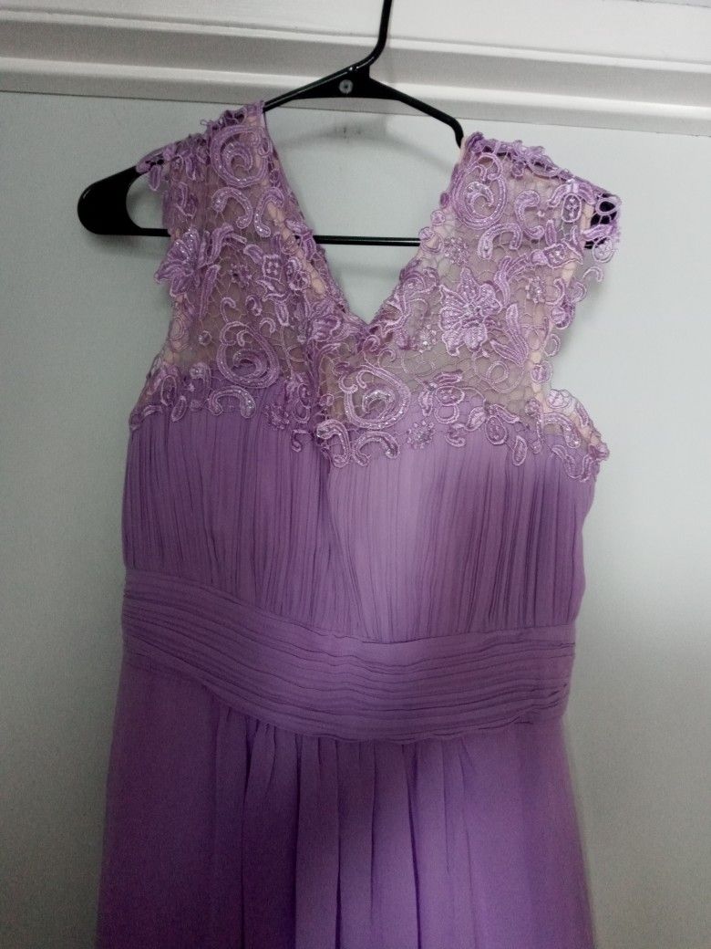 Purple Bridesmaid dress XL