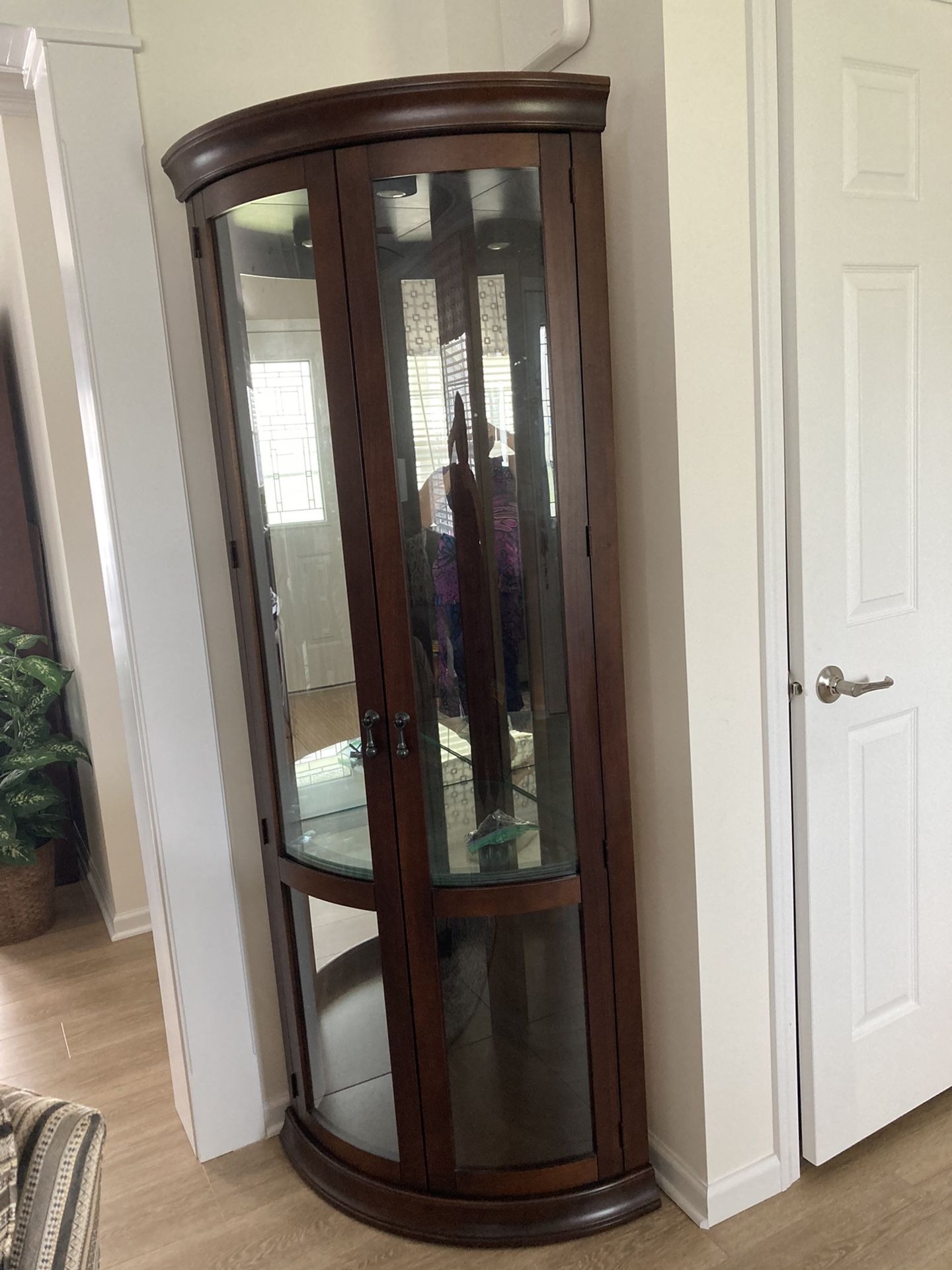 Corner Curio Cabinet