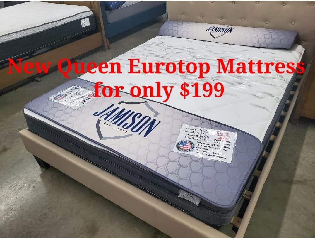 New Queen Eurotop Mattress Limited Quantity Hurry In Today 