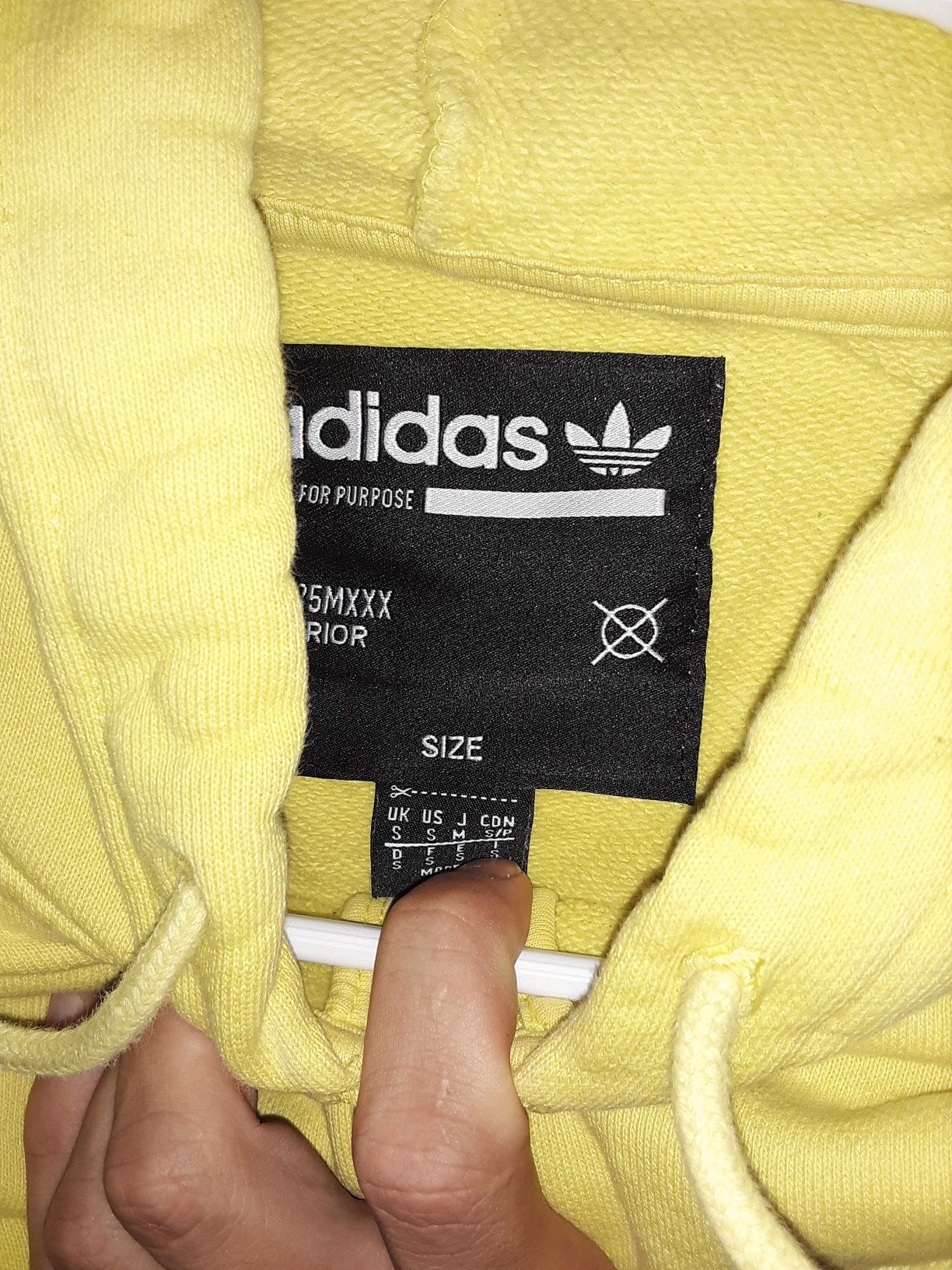 Yellow Adidas Hoodie