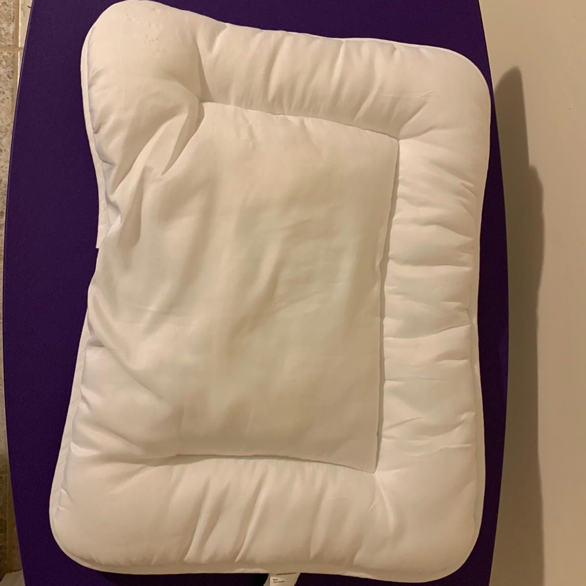 Baby toddler pillow with pillowcase Soft and comfortable Better neck support and sleeping Suitable for cribs!