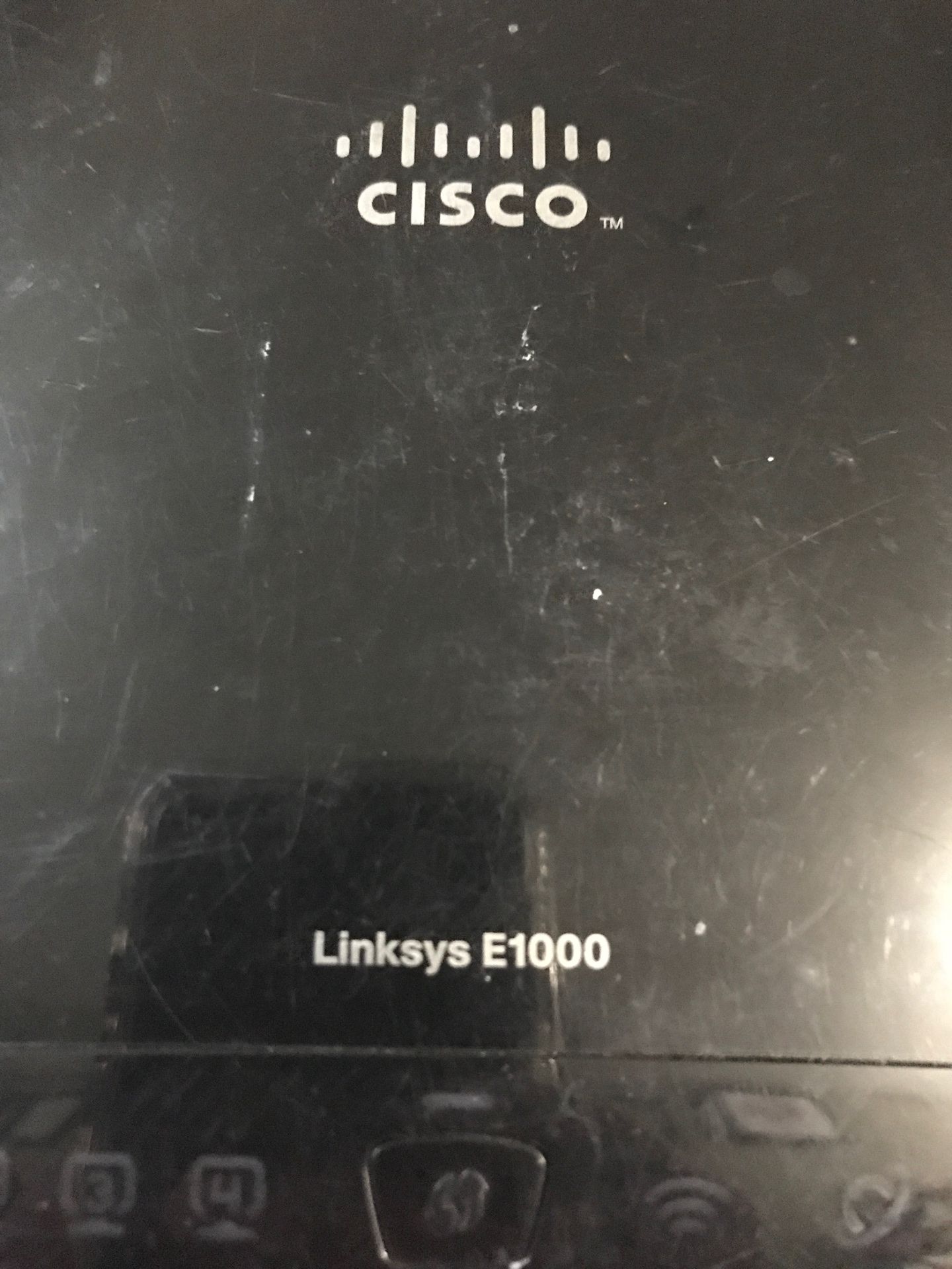 Linksys E1000 router