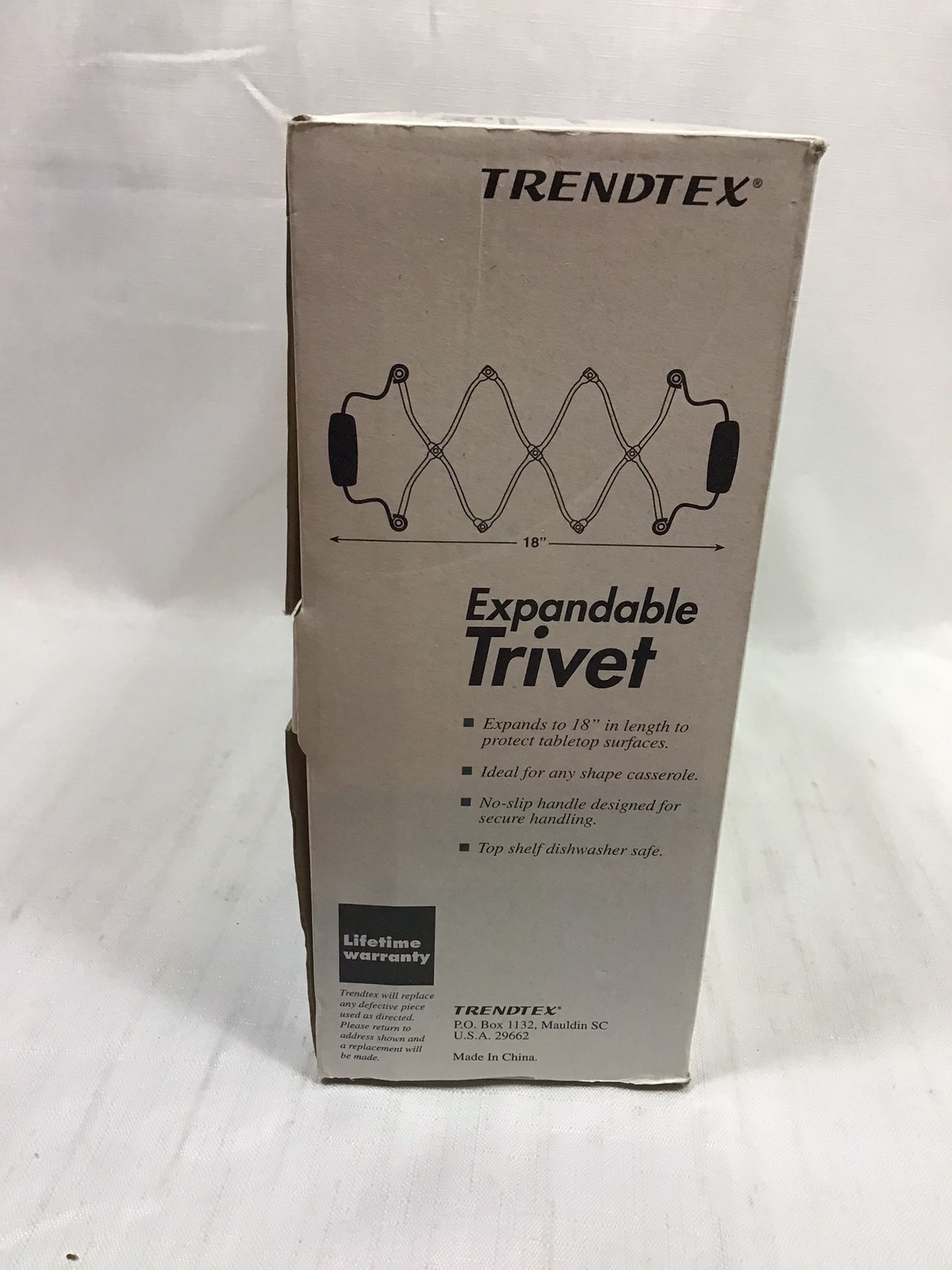 Trendtex Expandable Trivet With No Slip Handle Excellent Condition