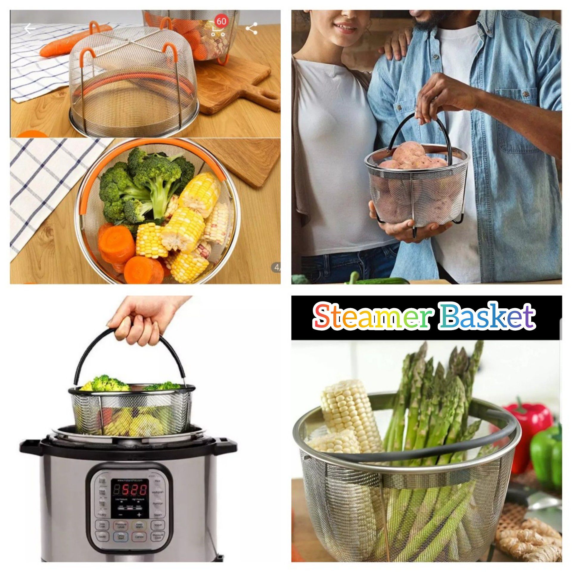 Instant pot accessories 6, 8 qt for pressure cooker , kitchen kits 13 pcs