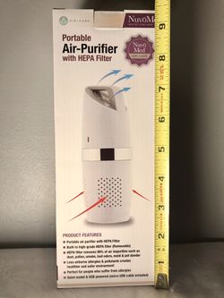 New Portable Air Purifier W/ Removable HELPA Filter Thumbnail