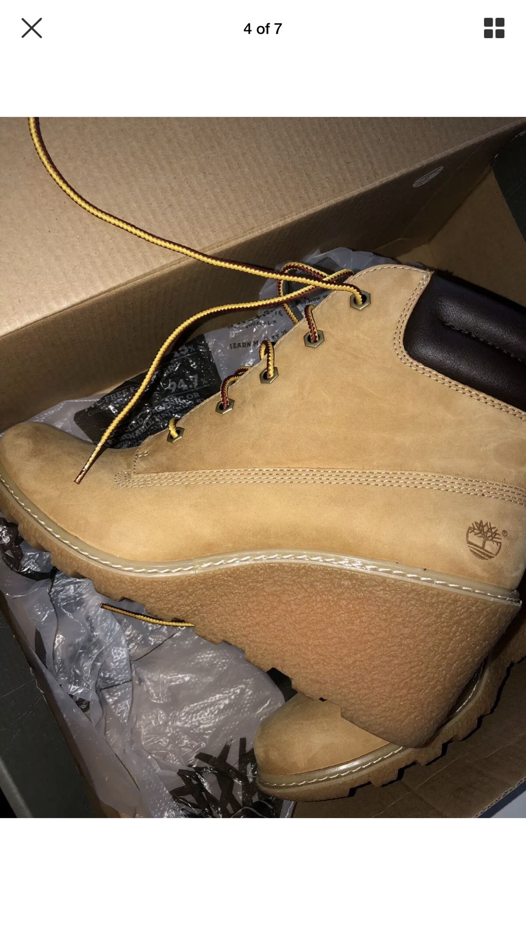 Timberland Women’s Amston 6 Inch High Heel Boots Size 9