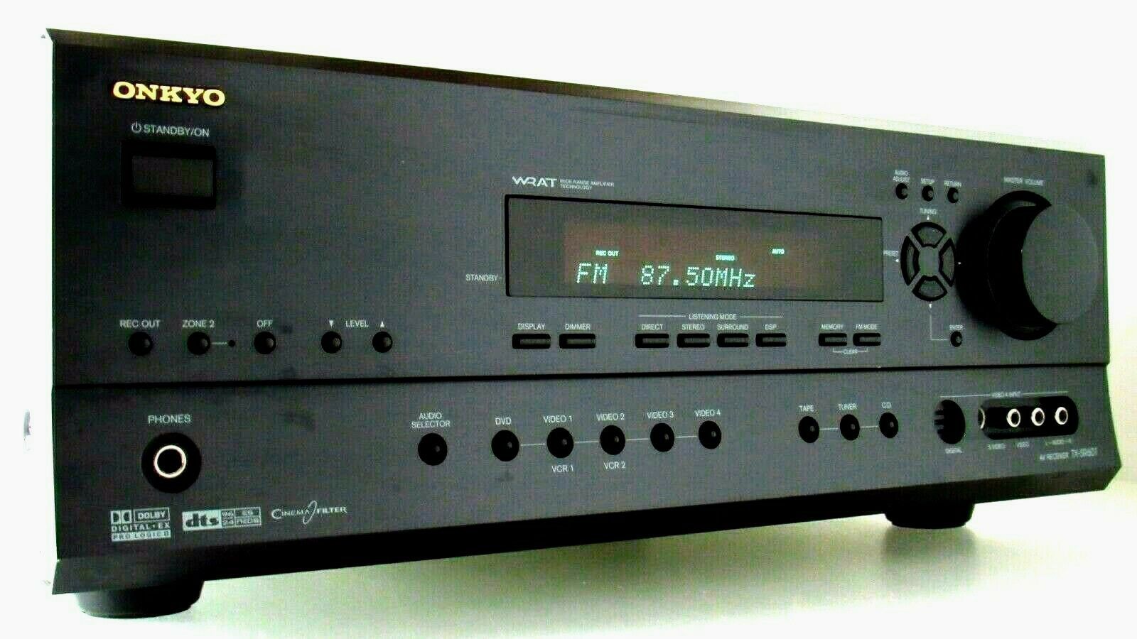 Onkyo TX-SR601 Receiver Amplifier Tuner Dolby Digital Stereo Surround Multi Zone