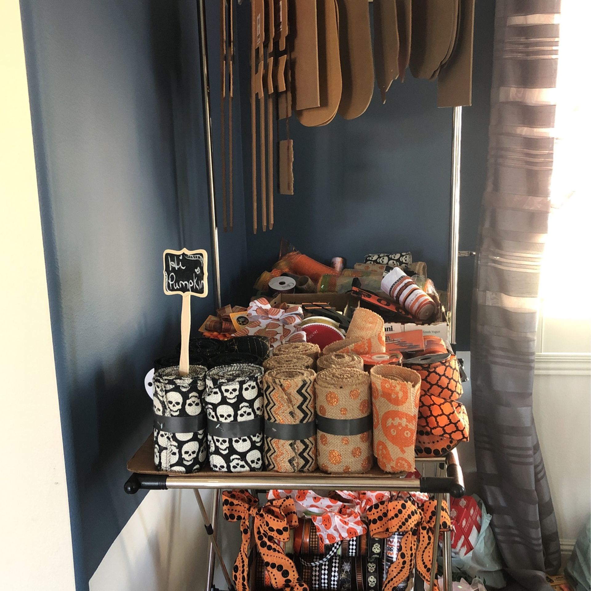 Halloween and Fall Craft decorations, Ribbon and More