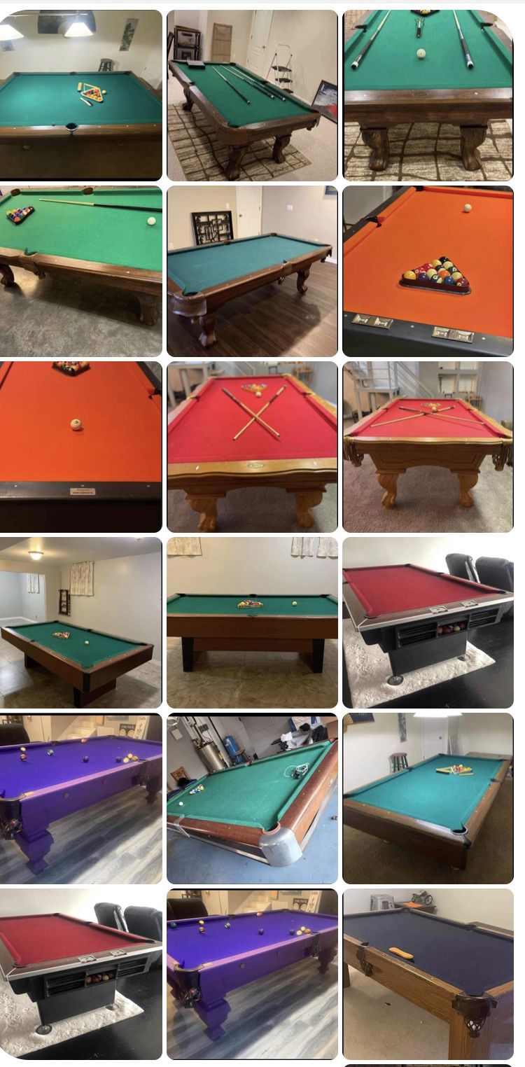 Pool Tables For Sale 