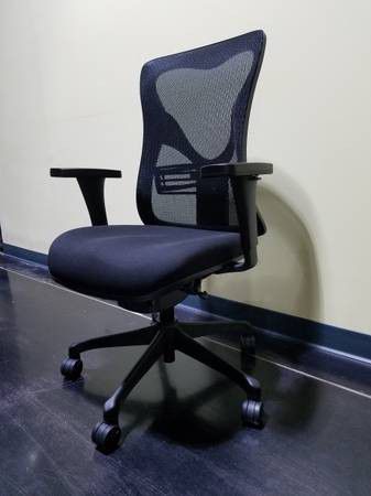 Brand new! Mid Back Task chair with mesh back and adjustments galore!

