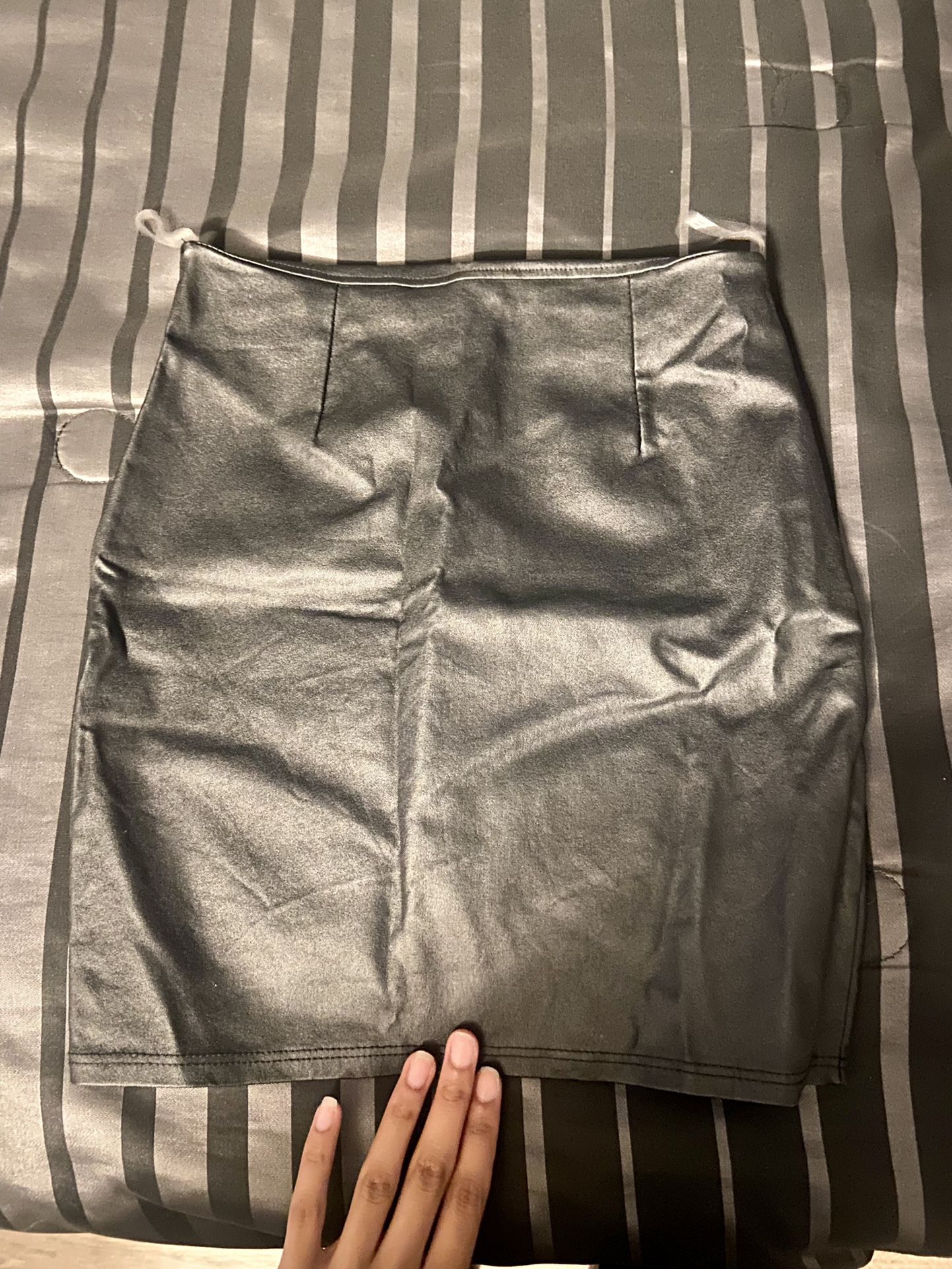Windsor Leather Mini Skirt