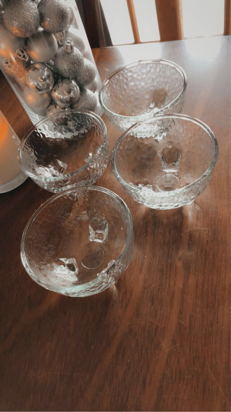 Glassware set of four