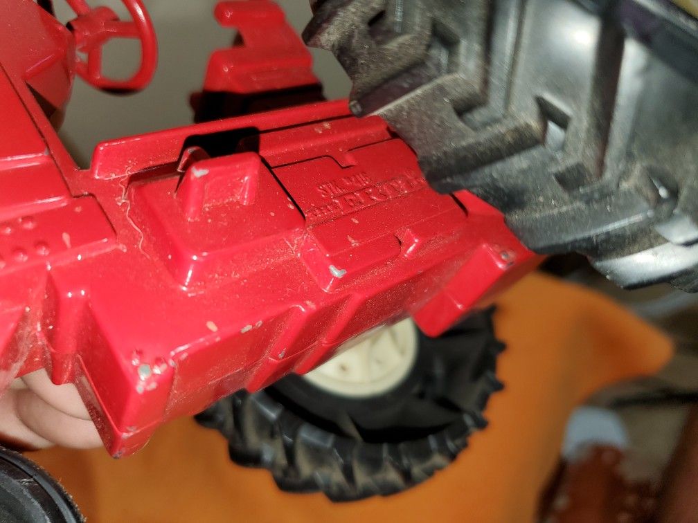 Red Ertl Farm Tractor