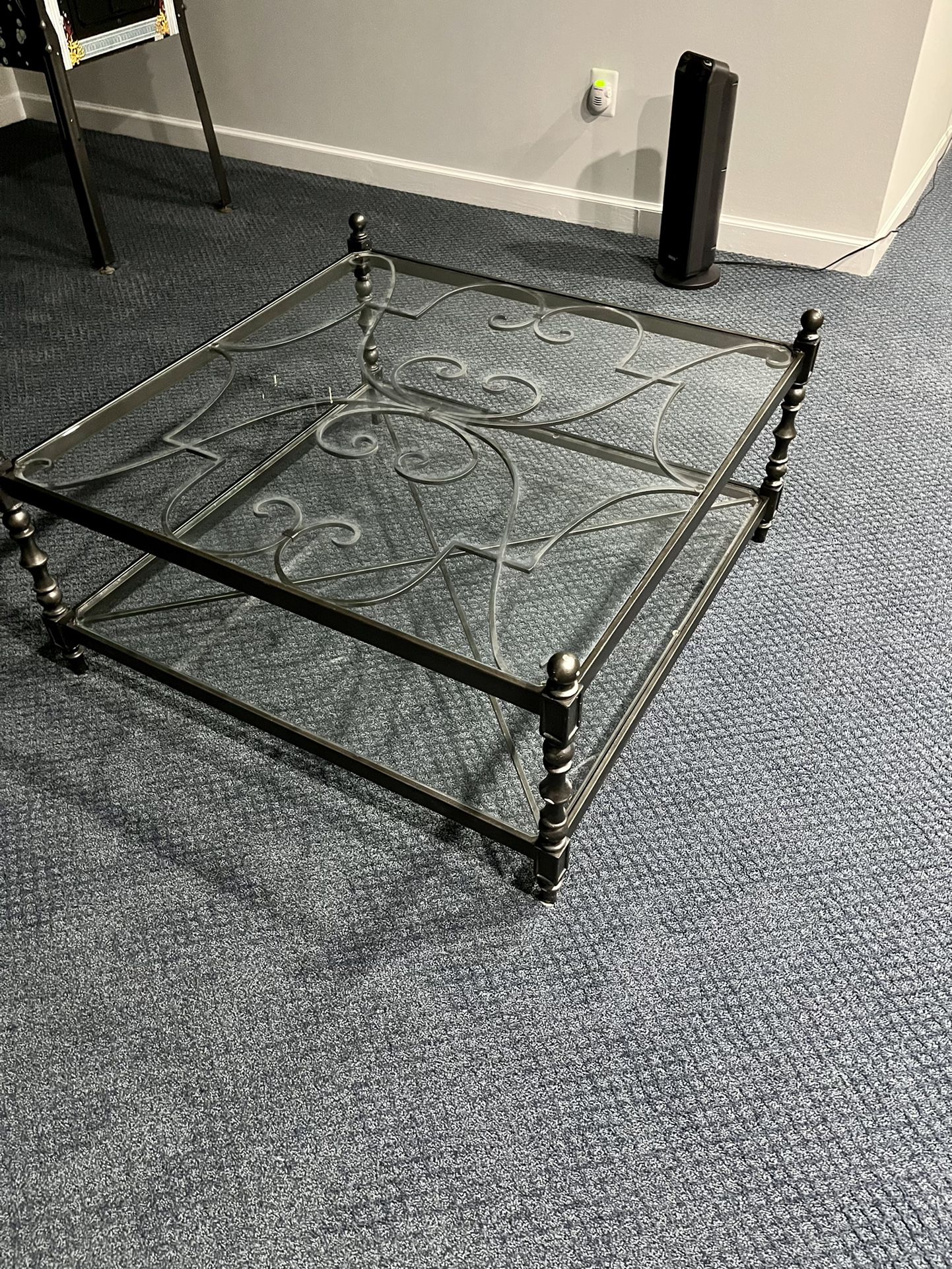 Wrought Iron Coffee Table 