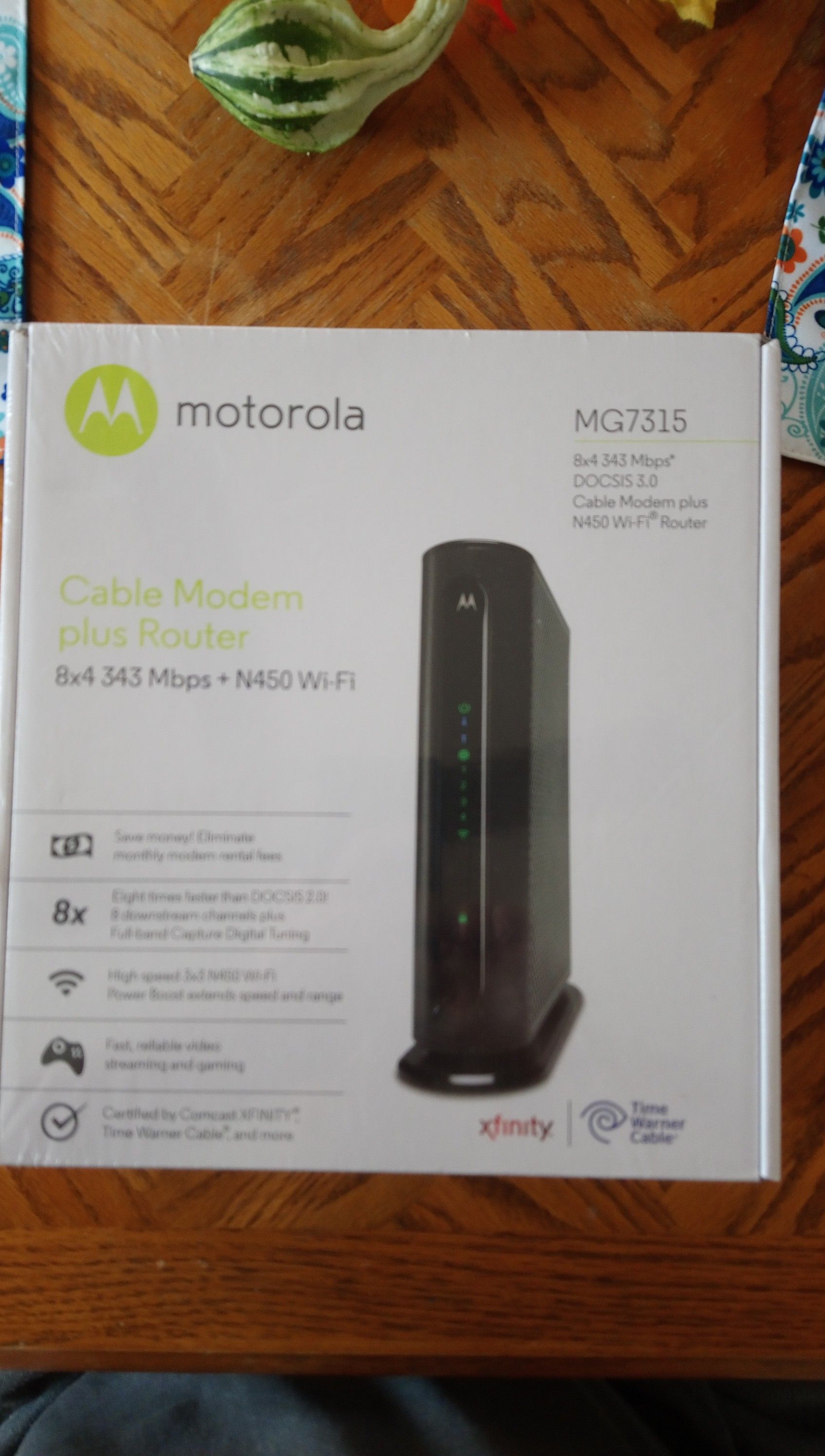 Motorola MG7315 router modem