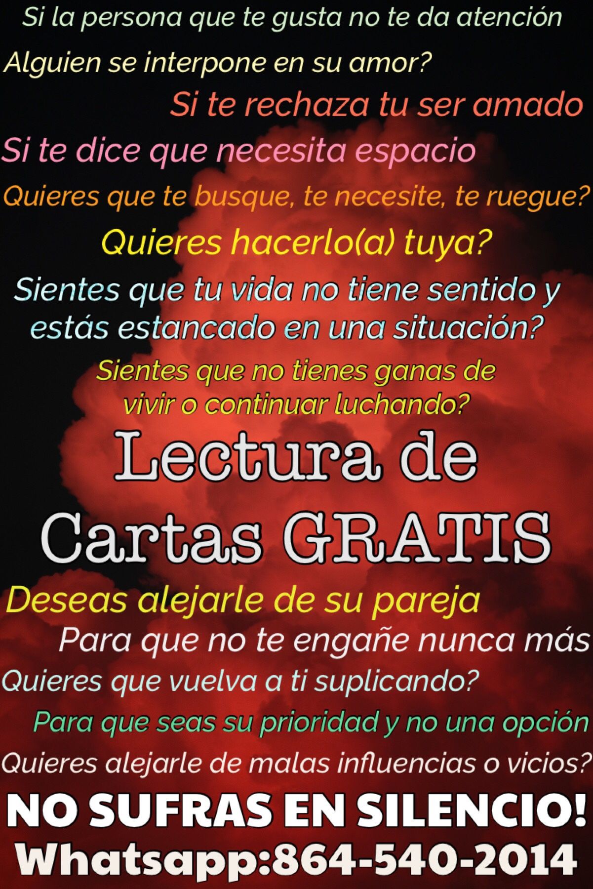 LECTURADeCARTASGRATIS, TrabajosEnTodoLosEstadosUnidos,HechizosAmarresCuraciones,Velas,Pulseras