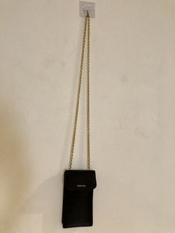 Calvin Klein Hailey Signature Chain Phone Carrier Crossbody Thumbnail