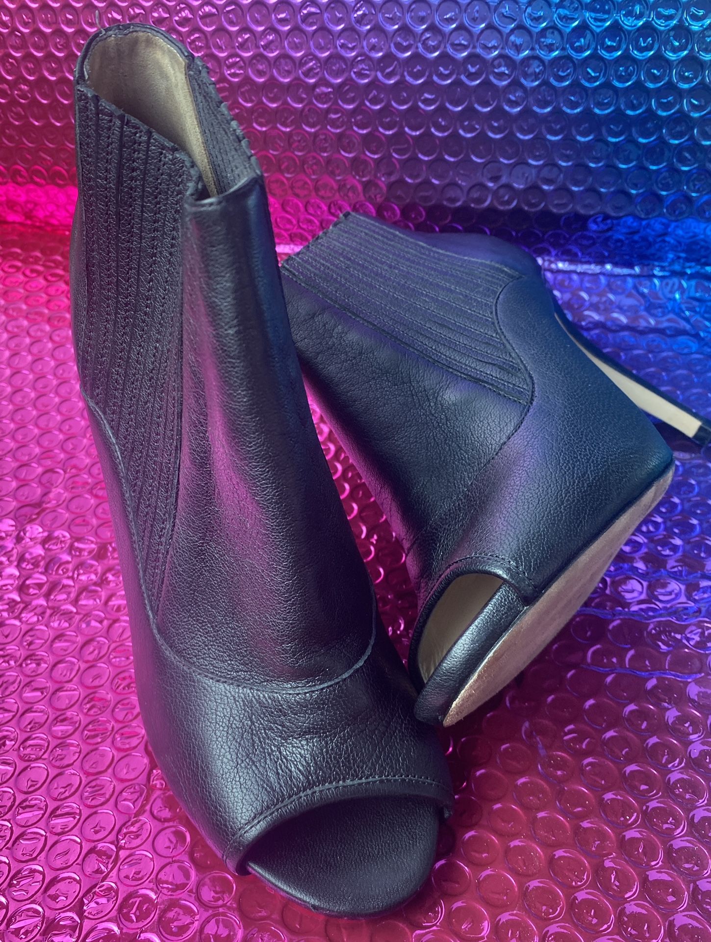 Open Toed Heeled Jimmy Choo Booties