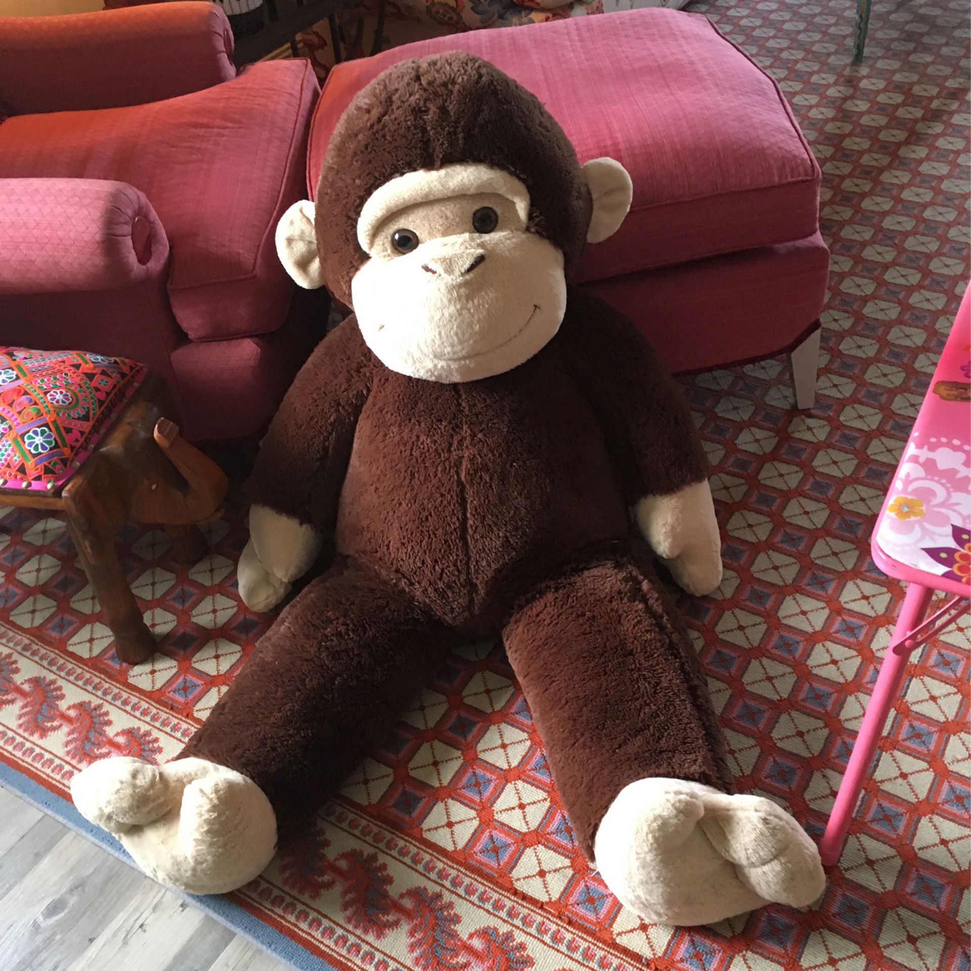 Monkey Jumbo Plush Pre Owned Great Condition