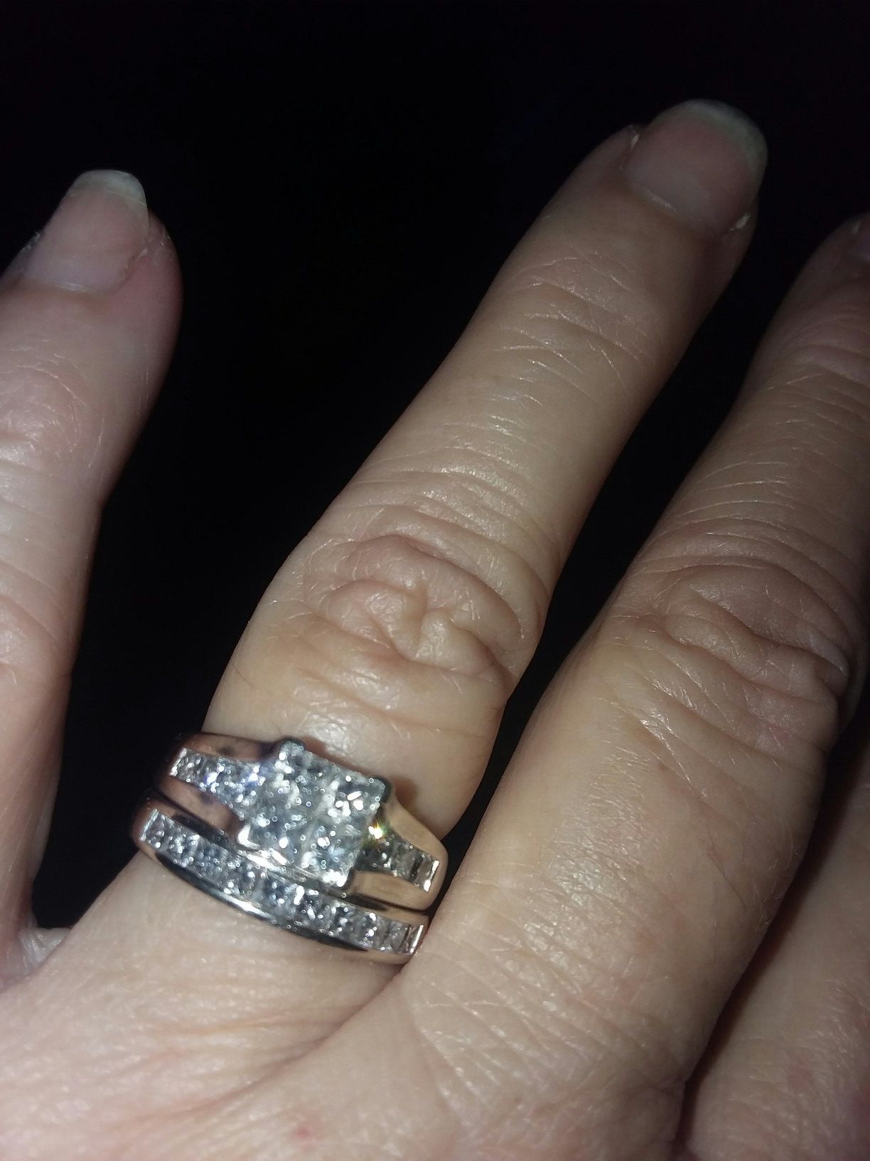 2kt.diamonds wedding set
