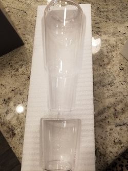 New Hotel collection glassware home goods gift bedside carafe & glass Thumbnail