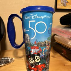 Disney 50th Anniversary Resort Refillable Mug 16 OZ Thumbnail