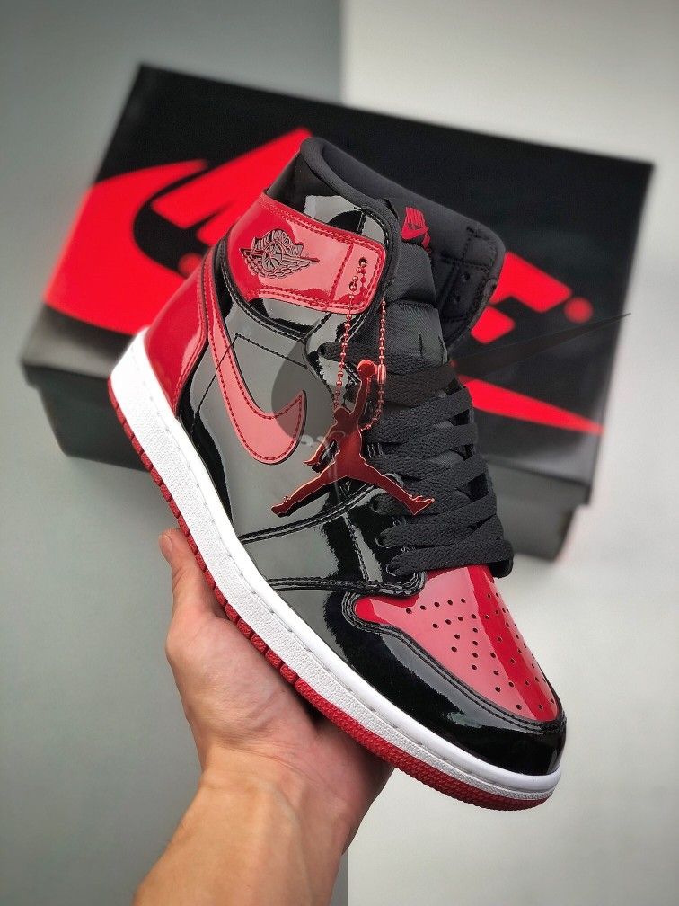 Jordan 1 Retro High OG Bred Patent New Sneaker