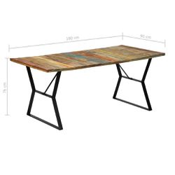 Dining Table Solid Reclaimed Wöod Thumbnail
