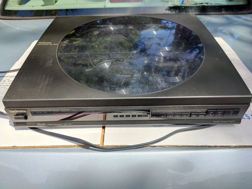 Vintage 5 Disc CD Player Changer Technics SL-PC10