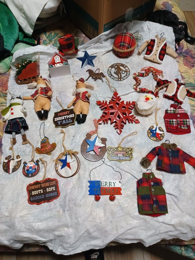 Texas Theme Ornaments