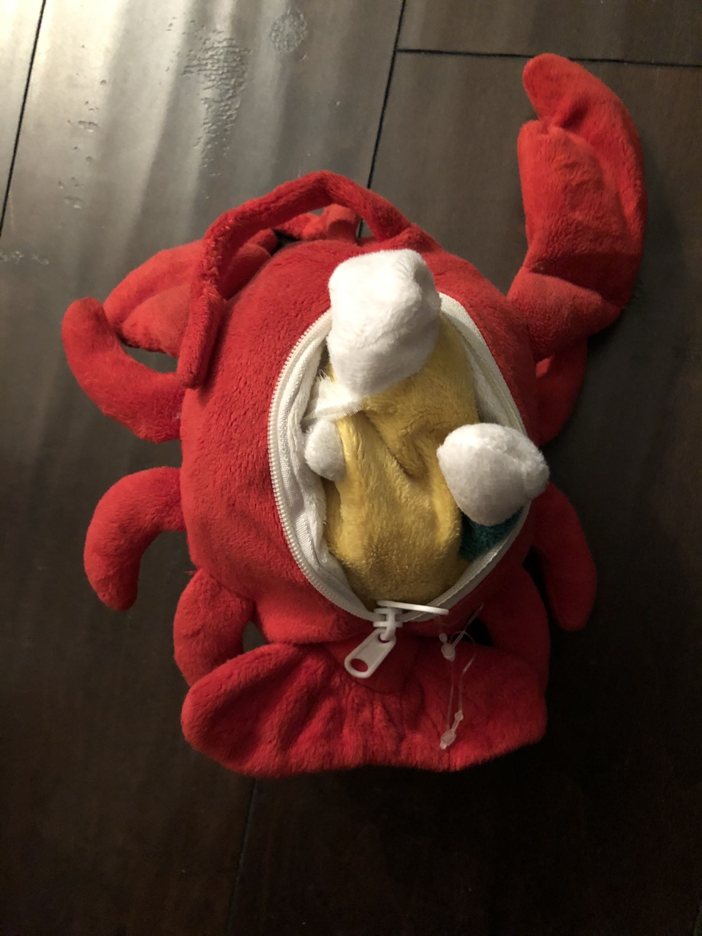 **RARE**HELLO KITTY REVERSIBLE PLUSH: LOBSTER—Pre-owned