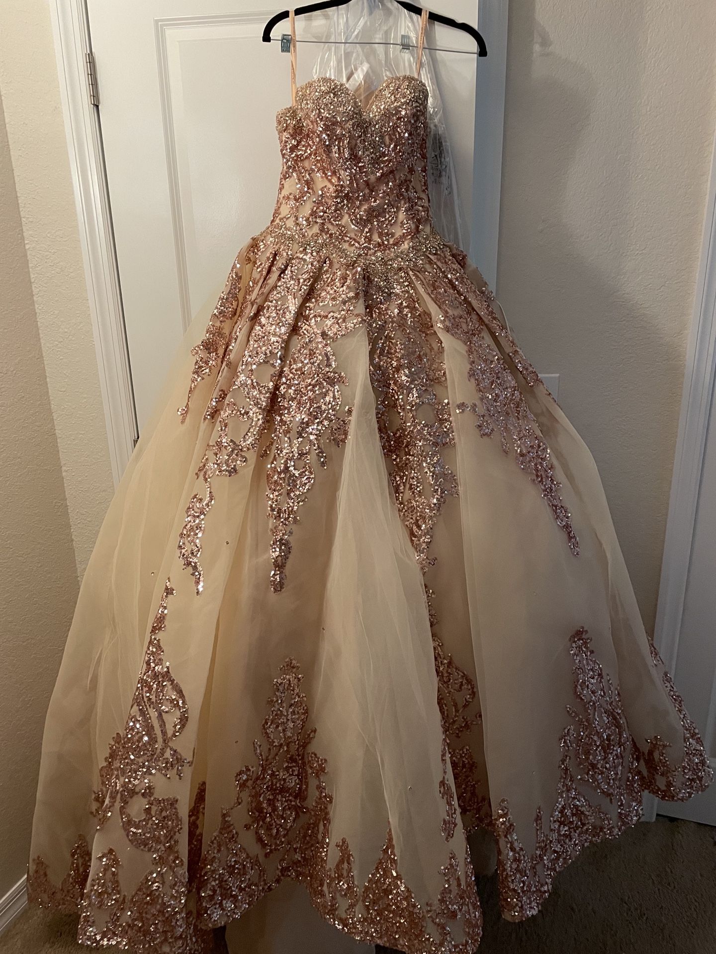 Champagne 15/Quince Dress